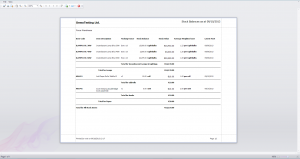 Inventory - Stock Balances Report