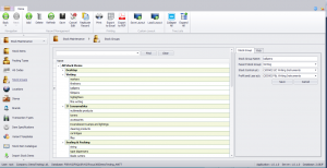 Inventory - Stock Group Maintenance